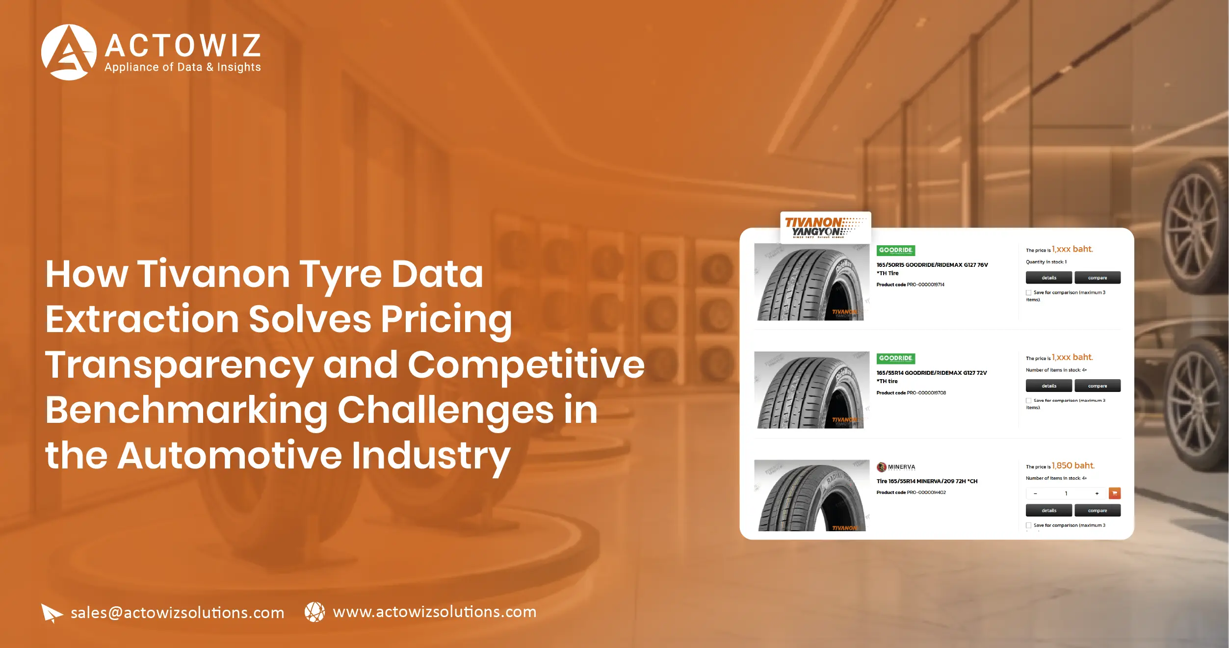 How Tivanon Tyre Data Extraction Solves Pricing Transparency and Competitive Benchmarking Challenges in the Automotive Industry